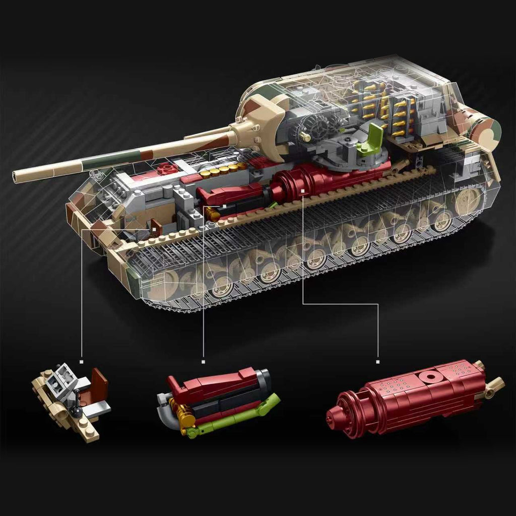 12GO 97025 Maus Tank Camouflage Version