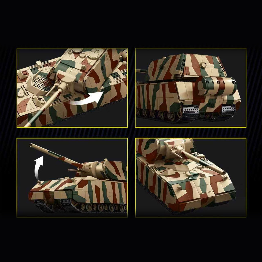 12GO 97025 Maus Tank Camouflage Version