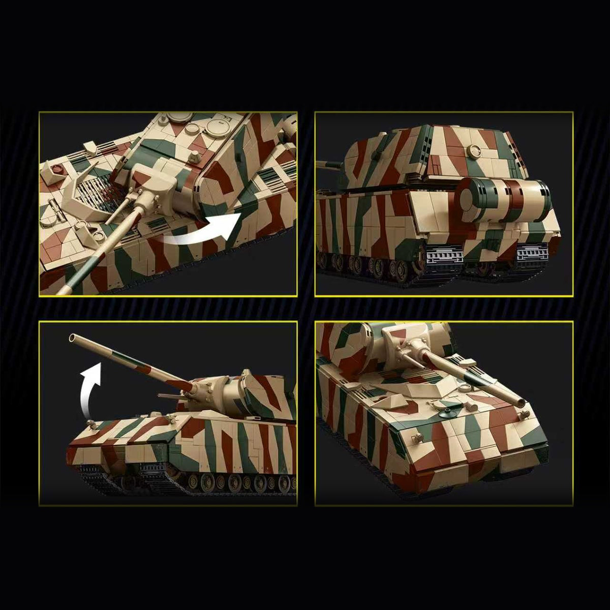 12GO 97025 Maus Tank Camouflage Version
