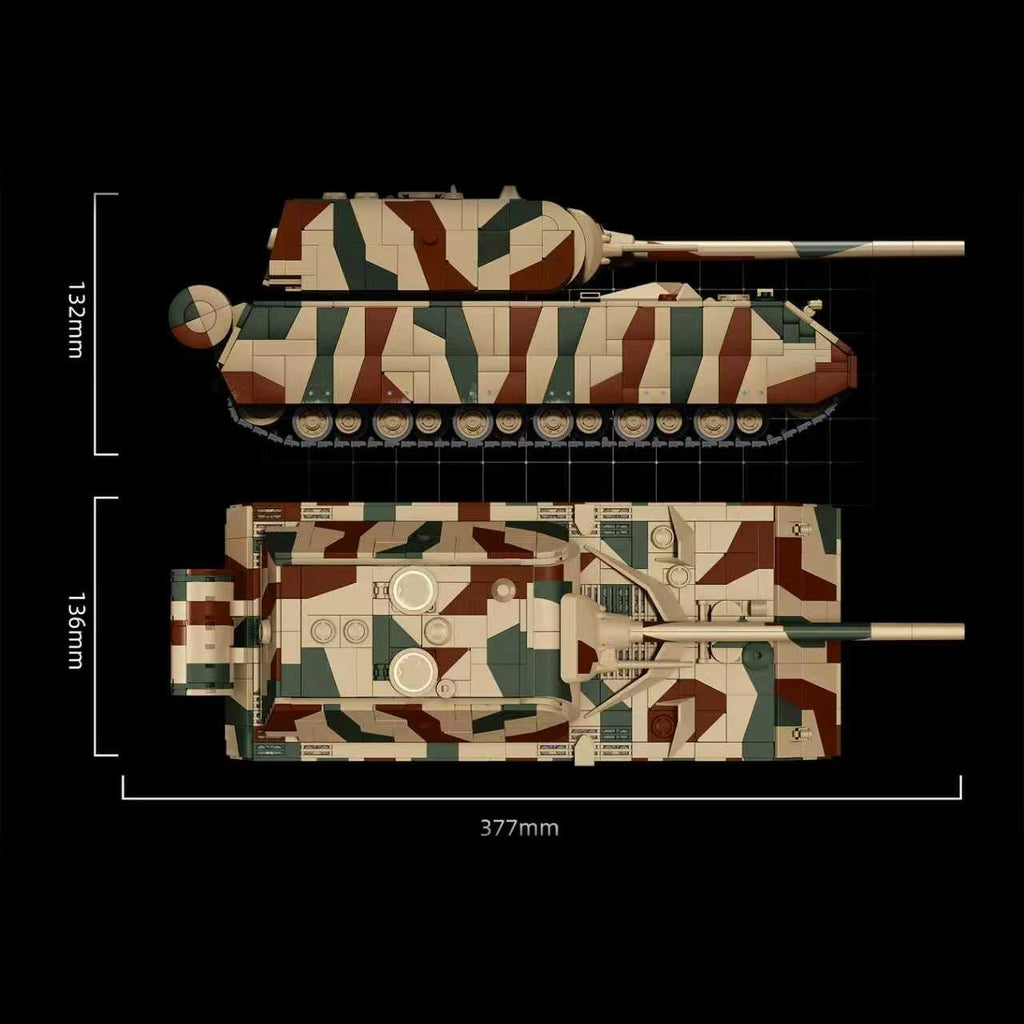 12GO 97025 Maus Tank Camouflage Version