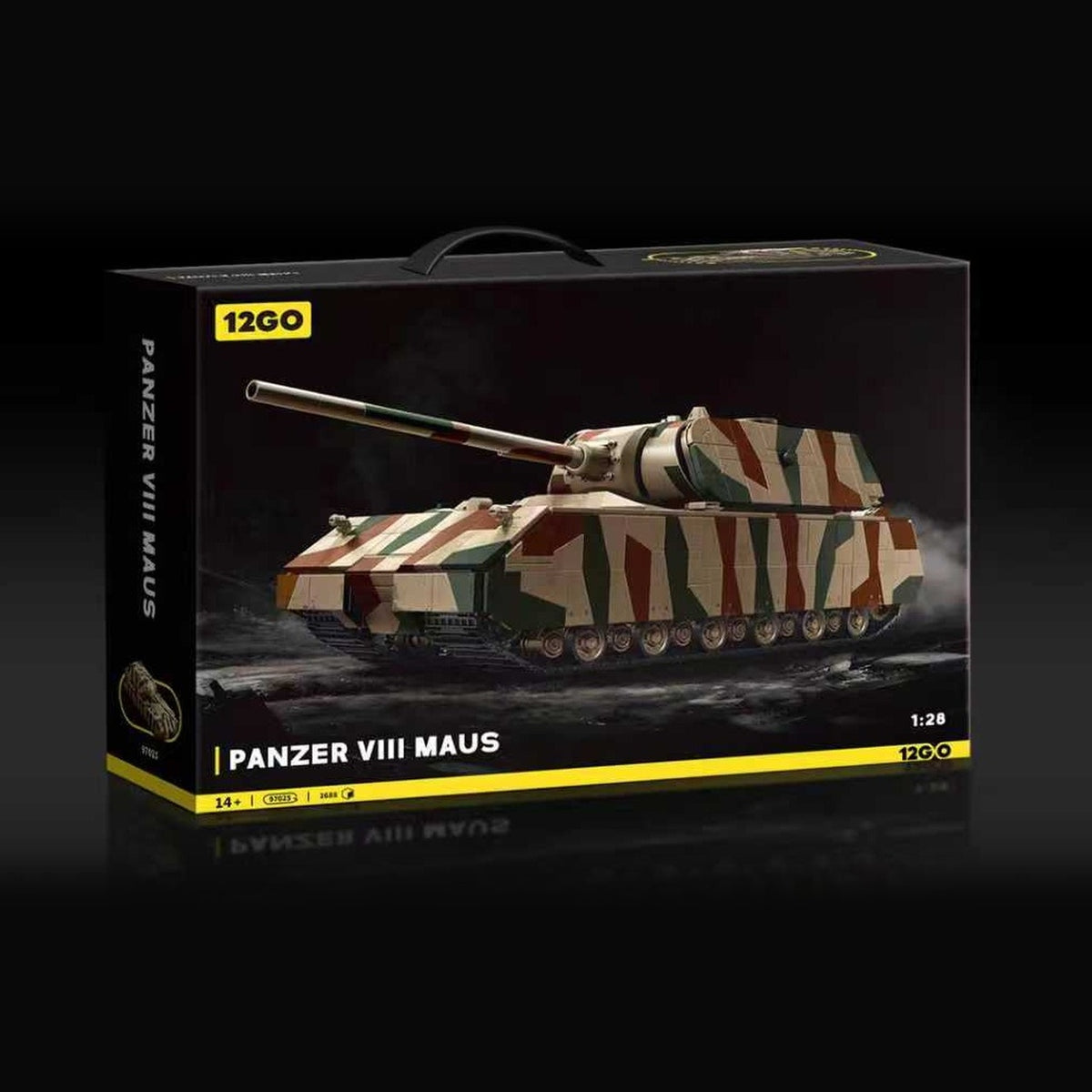 12GO 97025 Maus Tank Camouflage Version