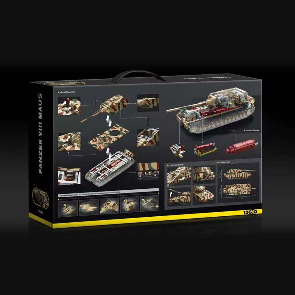 12GO 97025 Maus Tank Camouflage Version