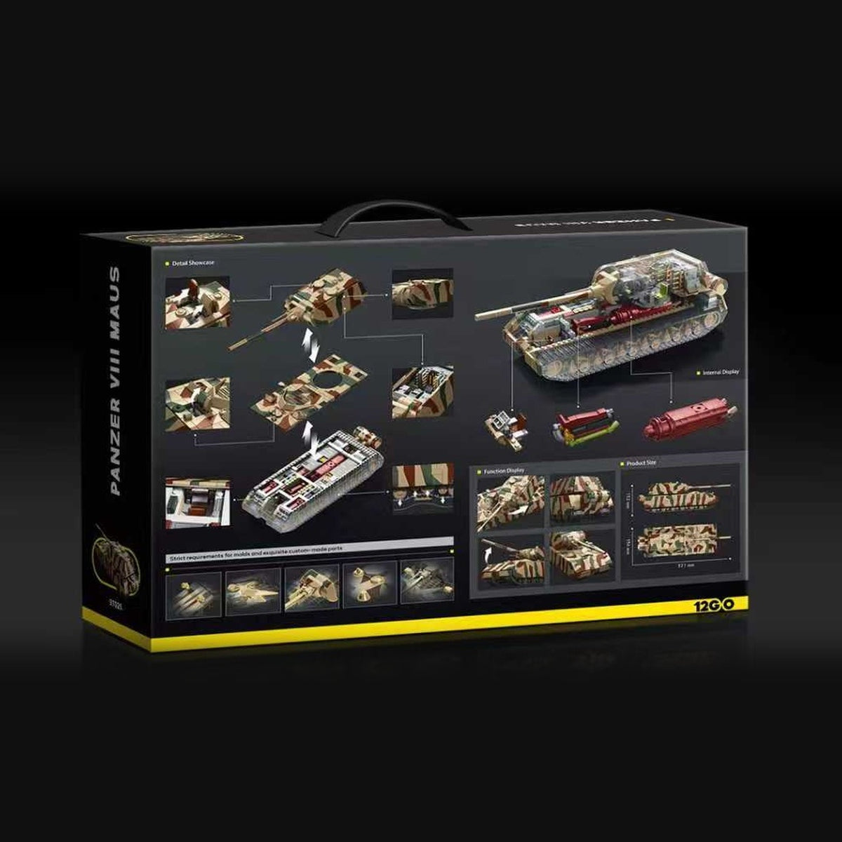12GO 97025 Maus Tank Camouflage Version