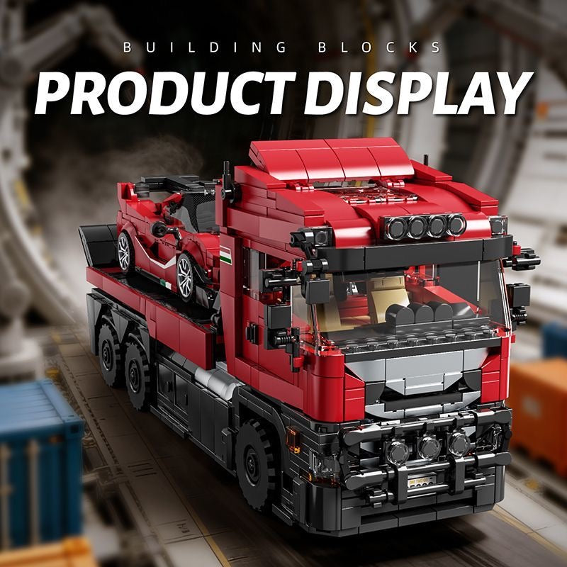 12GO 95002 Ferrari Trailer Set