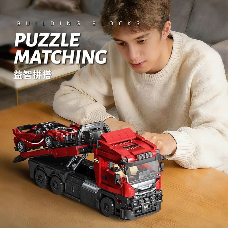 12GO 95002 Ferrari Trailer Set