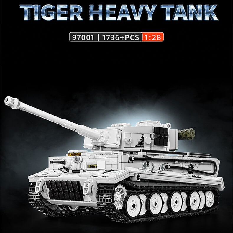12GO 97001 Tiger Tank Snow Paint