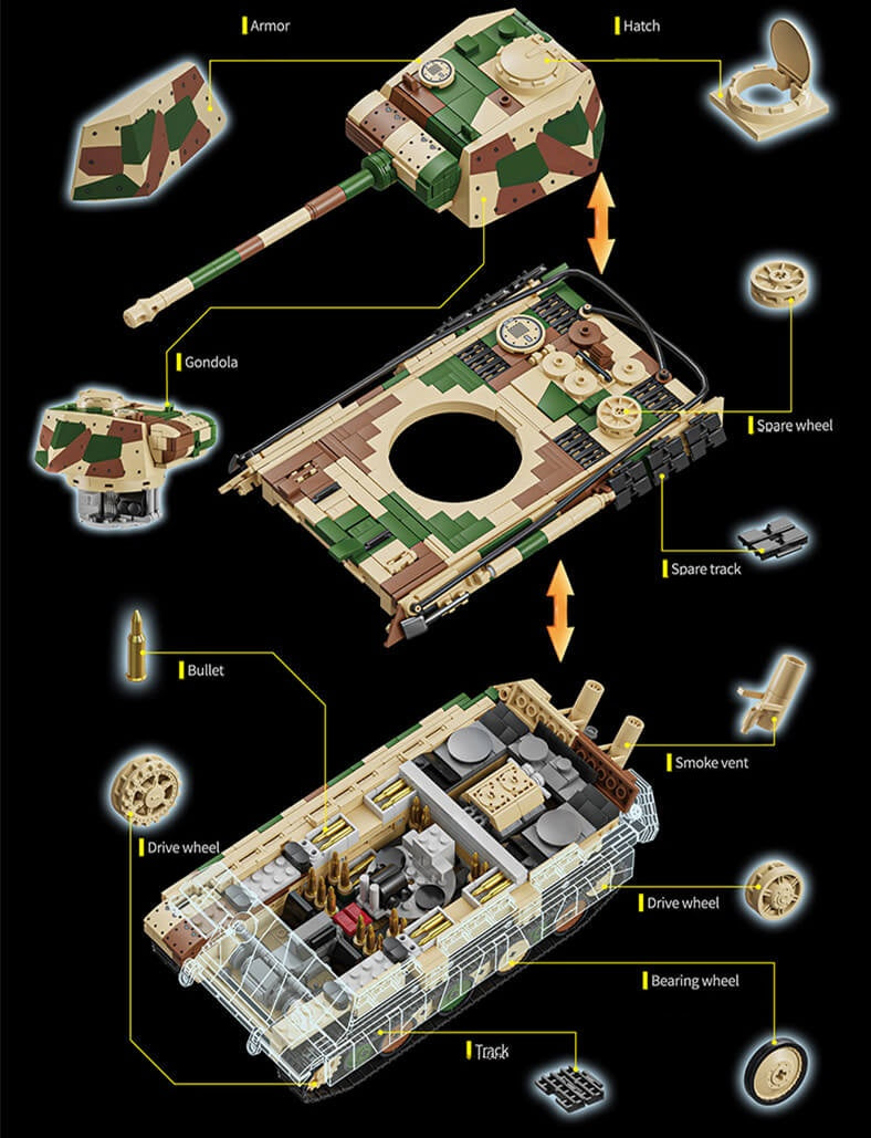 12GO 97002 Panther Medium Tank G