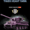 12GO 97009 Tiger Heavy Tank Electroplating Purple
