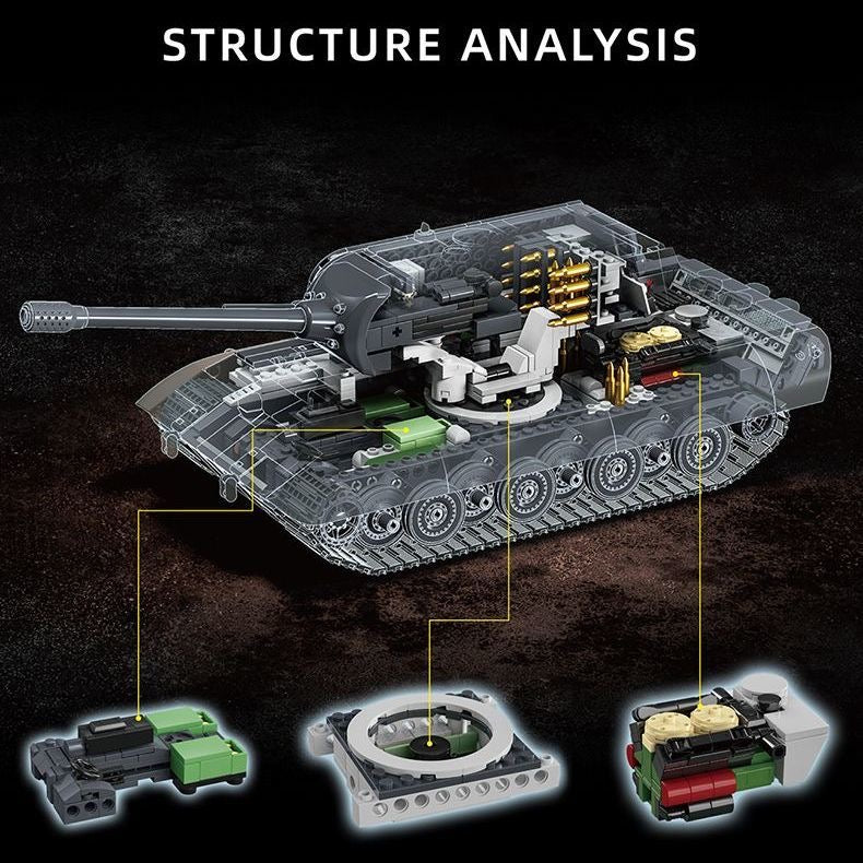 12GO 97020 E-100 Heavy Tank Maus Turret