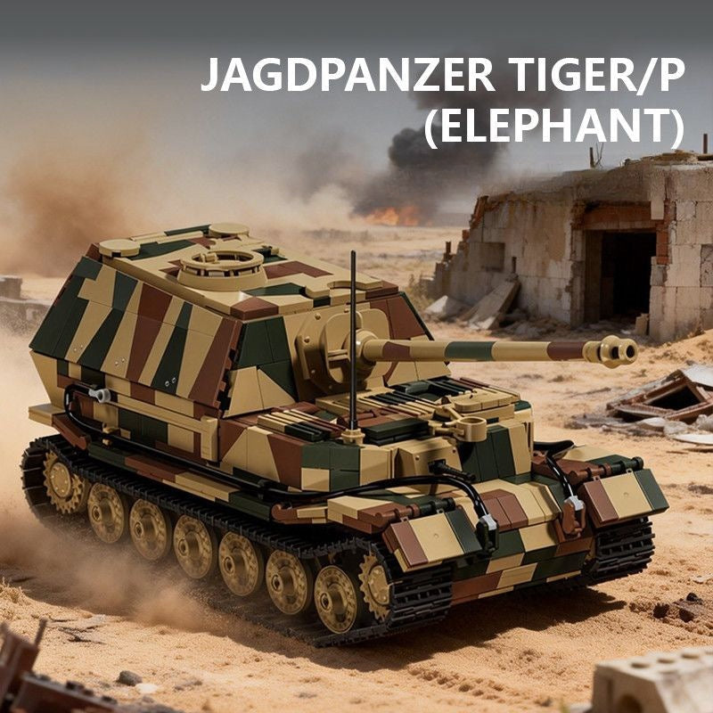12GO 97023 Jagdpanzer Tiger/P Elephant Camouflage Version