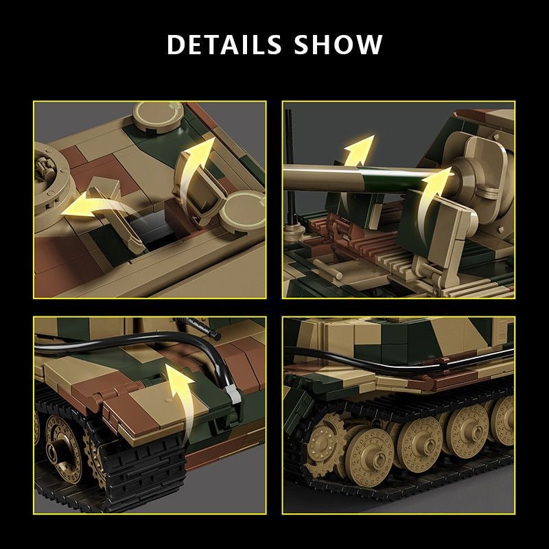 12GO 97023 Jagdpanzer Tiger/P Elephant Camouflage Version