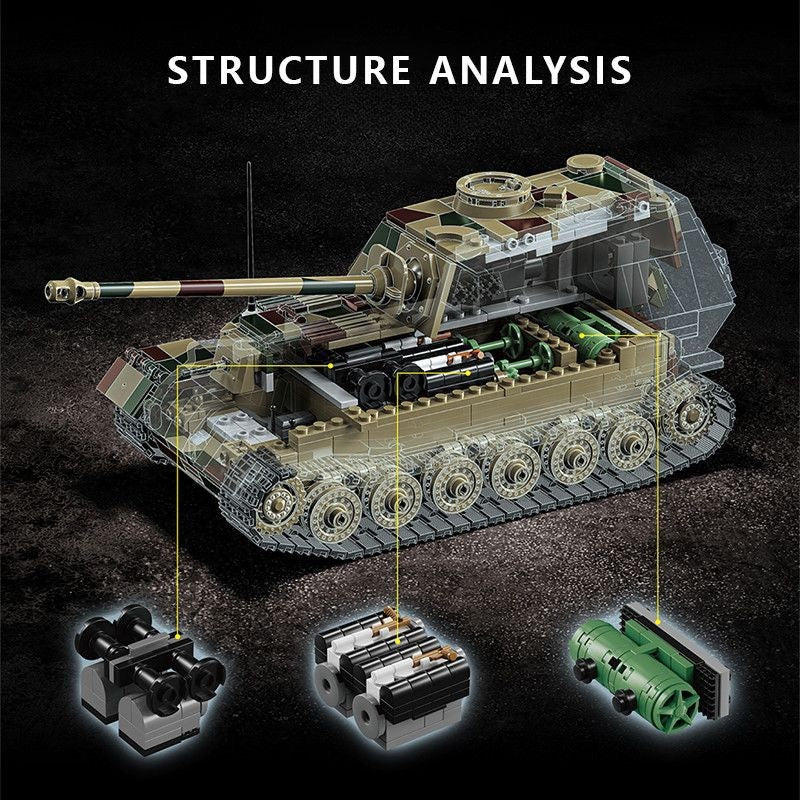 12GO 97023 Jagdpanzer Tiger/P Elephant Camouflage Version