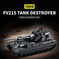 12GO 97056 FV215 Tank Destroyer – 2,165 pcs, 1:28 Scale Building Block Set