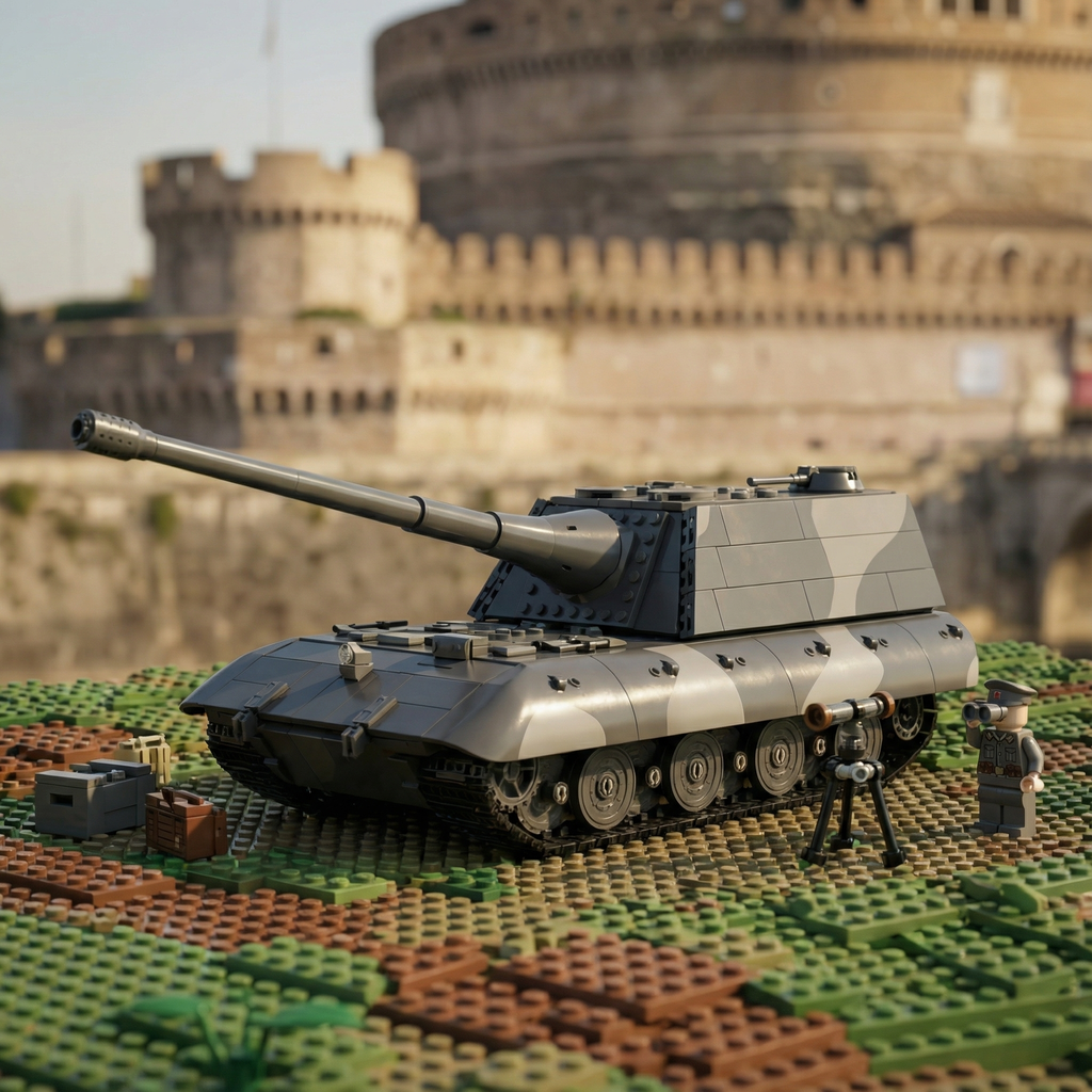 LEGO Jagdpanzer E 100 Tank Destroyer – WWII Military Build