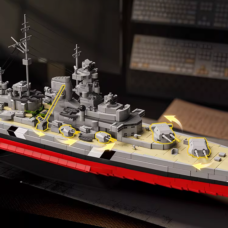 LEGO Bismark Battleship – WWII Military Build