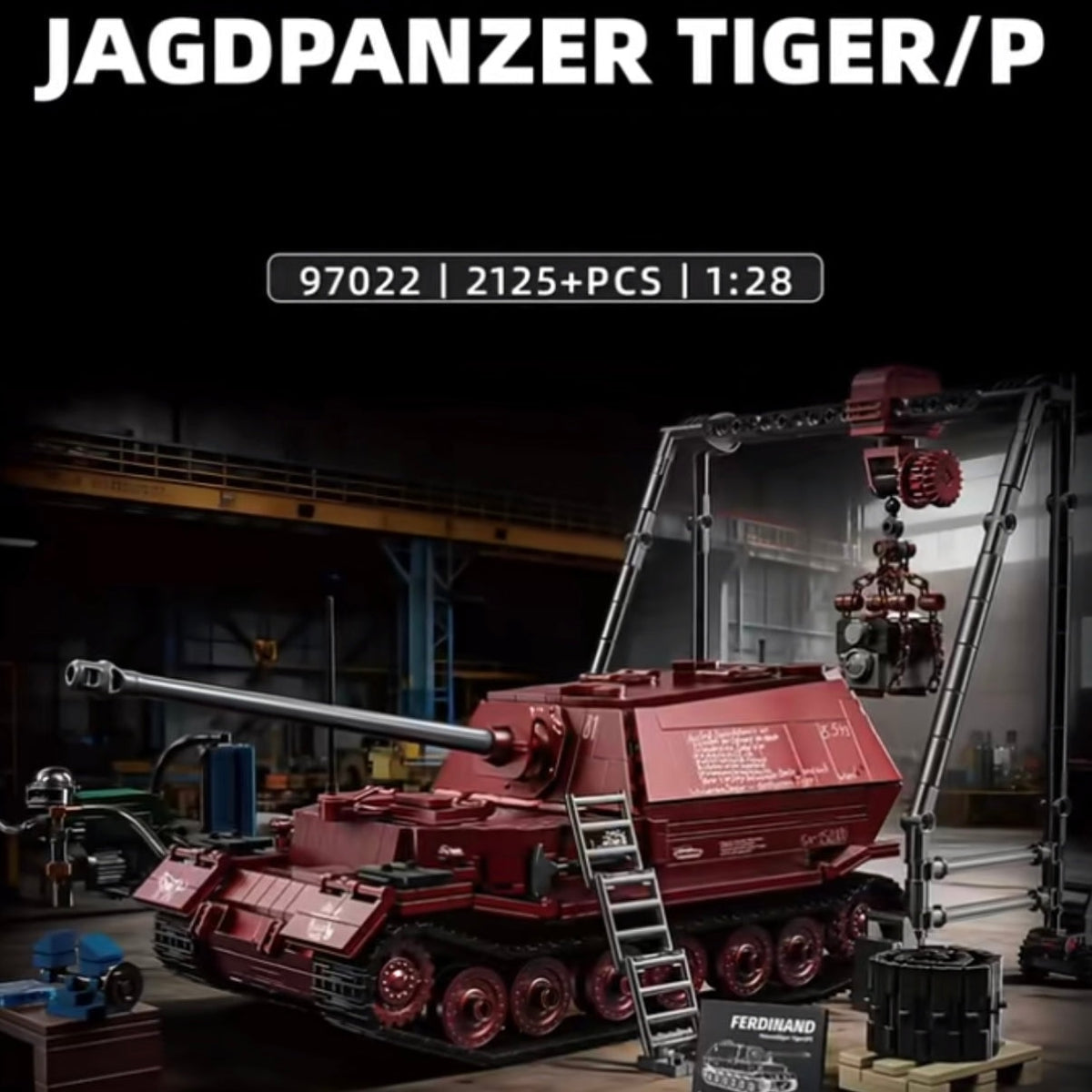 12GO 97023 Jagdpanzer Tiger/P Elephant Camouflage Version