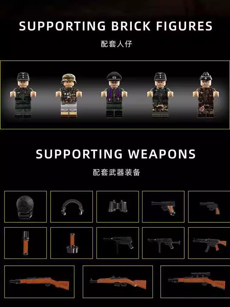LEGO Jagdpanzer E 100 Tank Destroyer – WWII Military Build