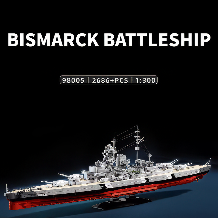 LEGO Bismark Battleship – WWII Military Build