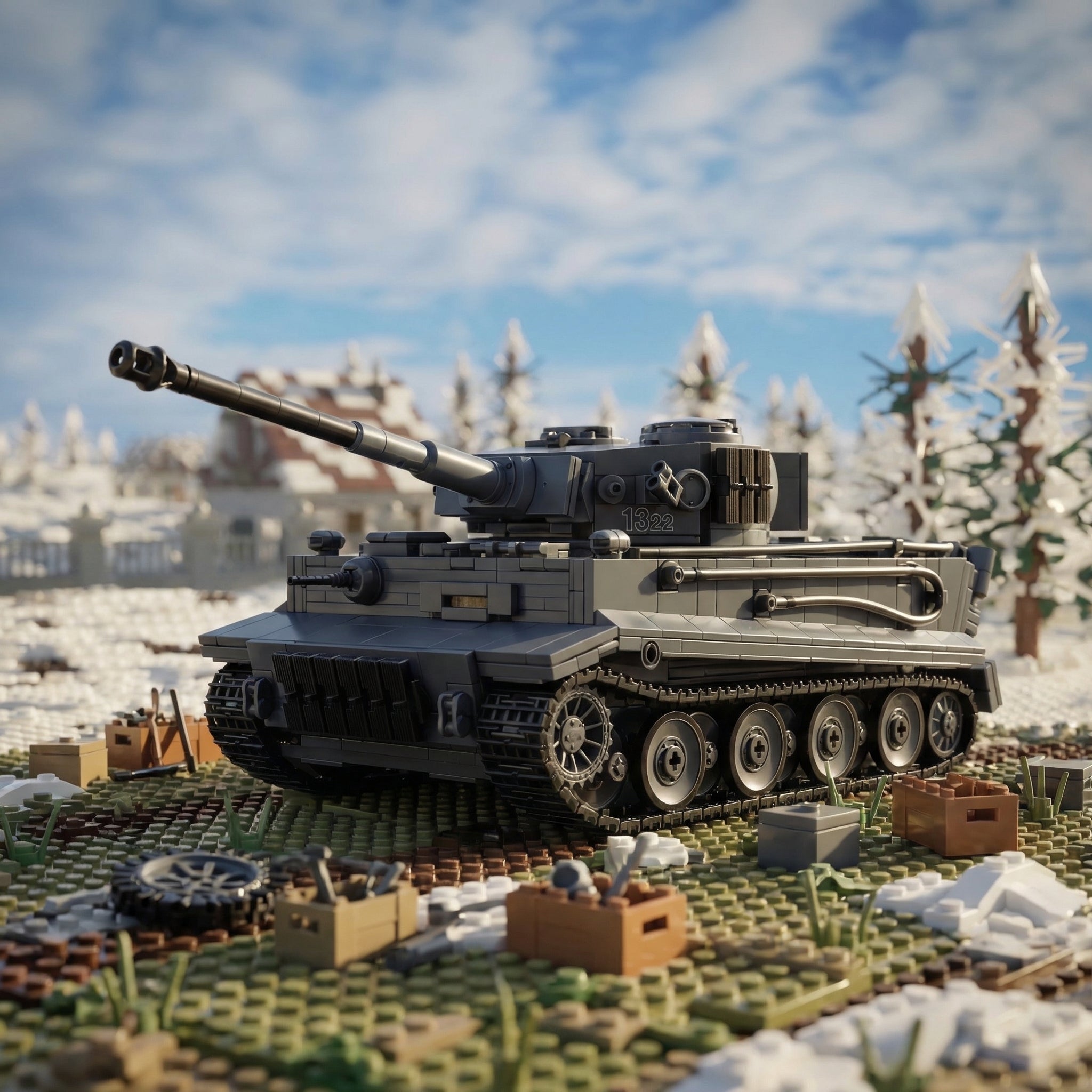 LEGO Tiger I Tank – WWII Military Build