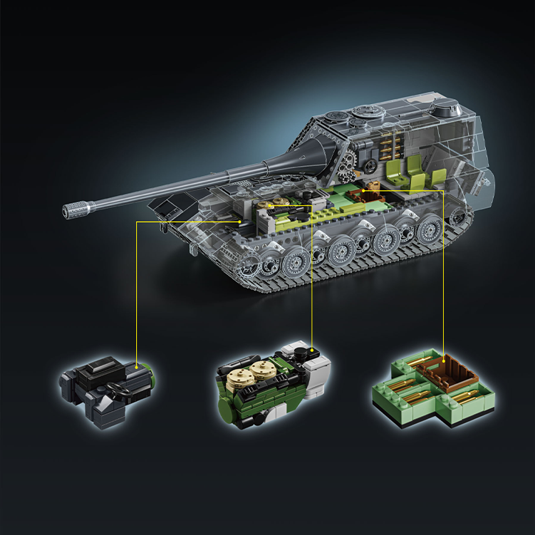 LEGO Jagdpanzer E 100 Tank Destroyer – WWII Military Build