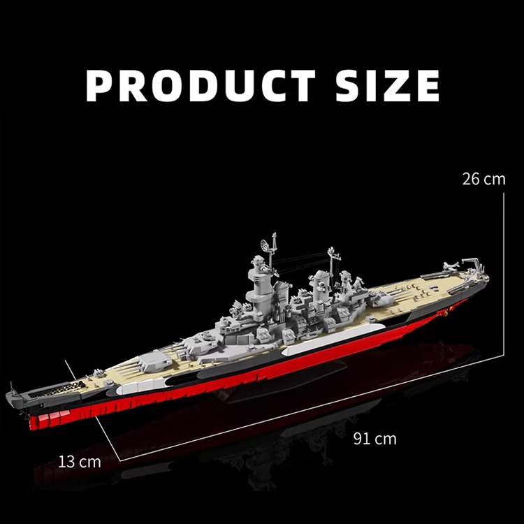 LEGO USS Missurri Battleship – WWII Military Build