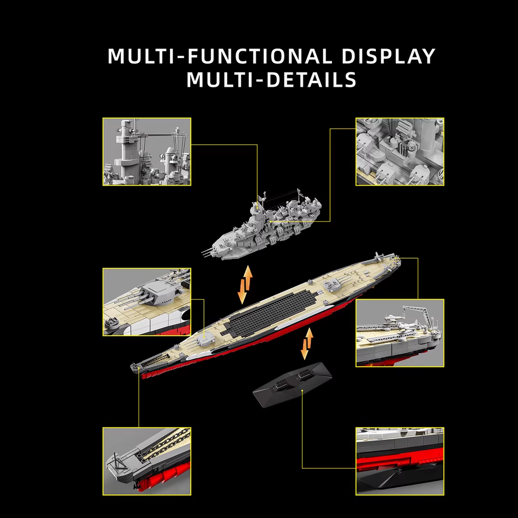 LEGO USS Missurri Battleship – WWII Military Build