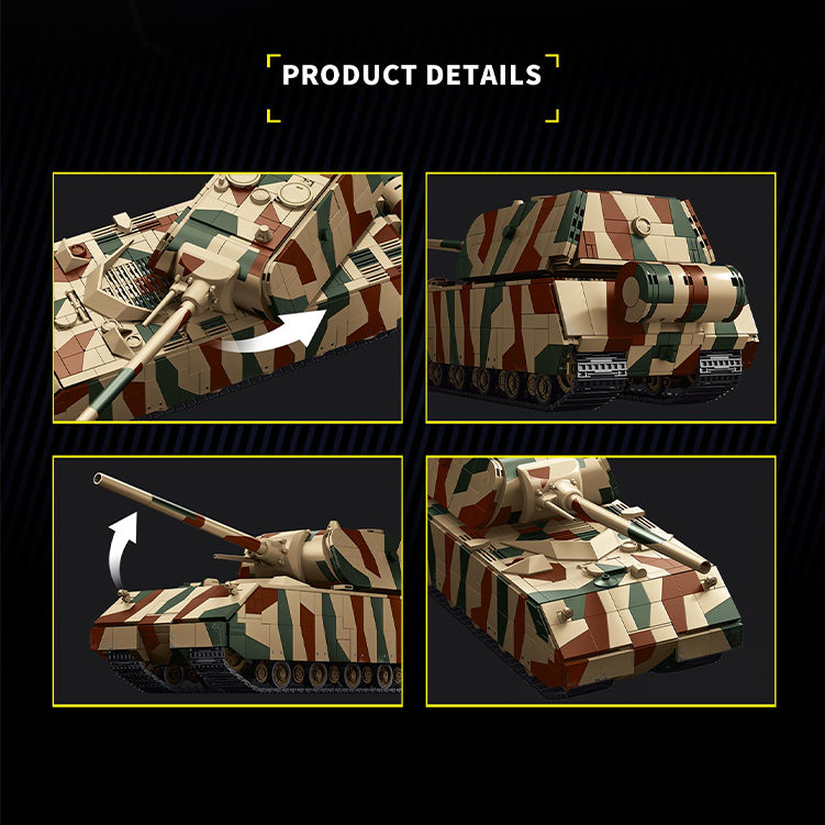 LEGO Panzer VIII Maus Tank – WWII Military Build