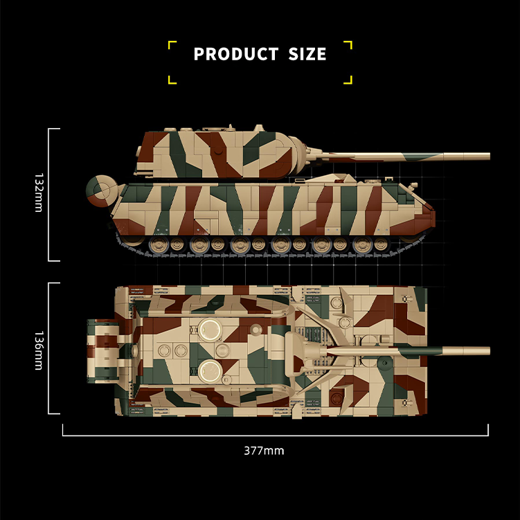 LEGO Panzer VIII Maus Tank – WWII Military Build