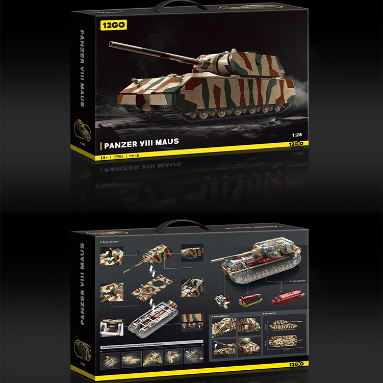 LEGO Panzer VIII Maus Tank – WWII Military Build
