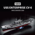 12GO 98016 USS Enterprise CV-6 – 4,269 pcs, 1:300 Scale Aircraft Carrier Set