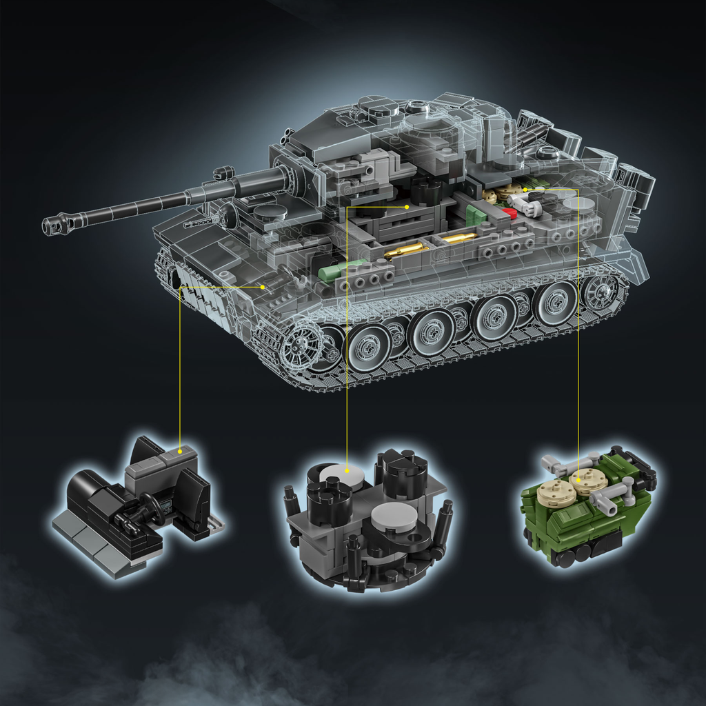 LEGO Tiger I Tank – WWII Military Build
