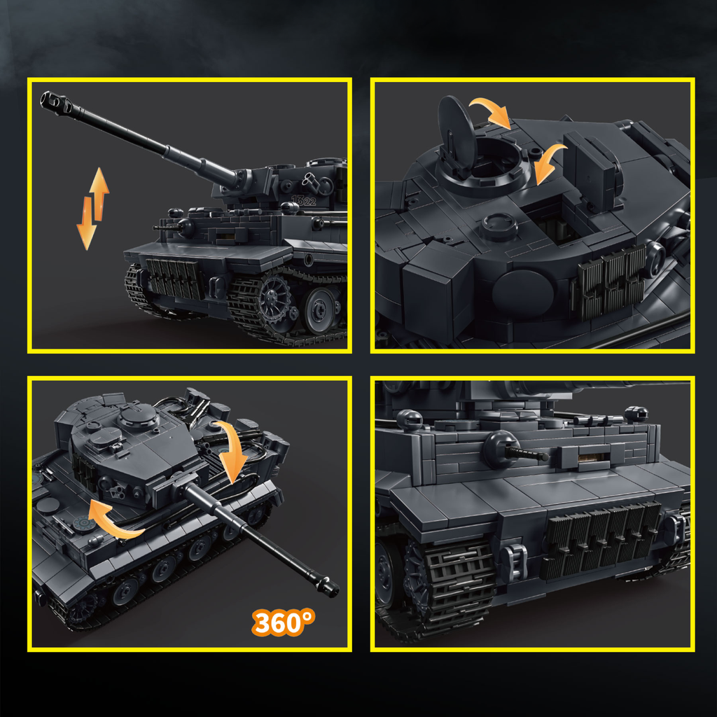 LEGO Tiger I Tank – WWII Military Build